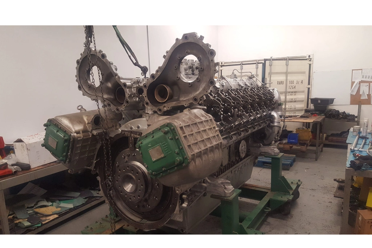 MTU 16V4000M70 overhaul — Papeete, Tahiti, French Polynesia